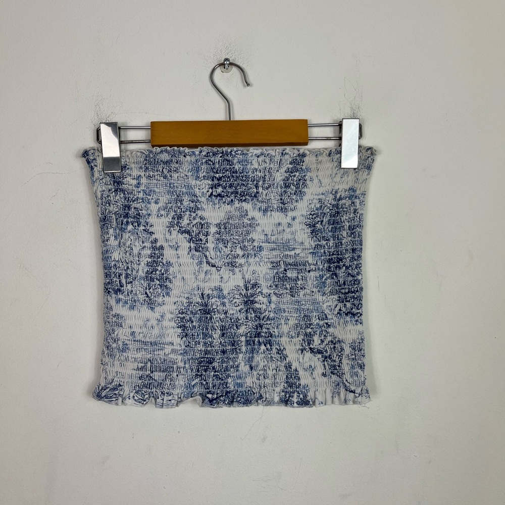 H&M Smocked Tube Top Sz M